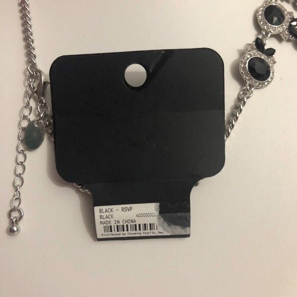Charming Charlie RSVP Rhinestone Collar Necklace NWT - Picture 6 of 8